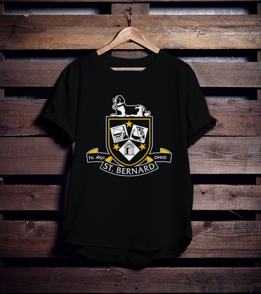 St Bernard Ohio Fd 1890 Crest Recreation Department T-Shirt
