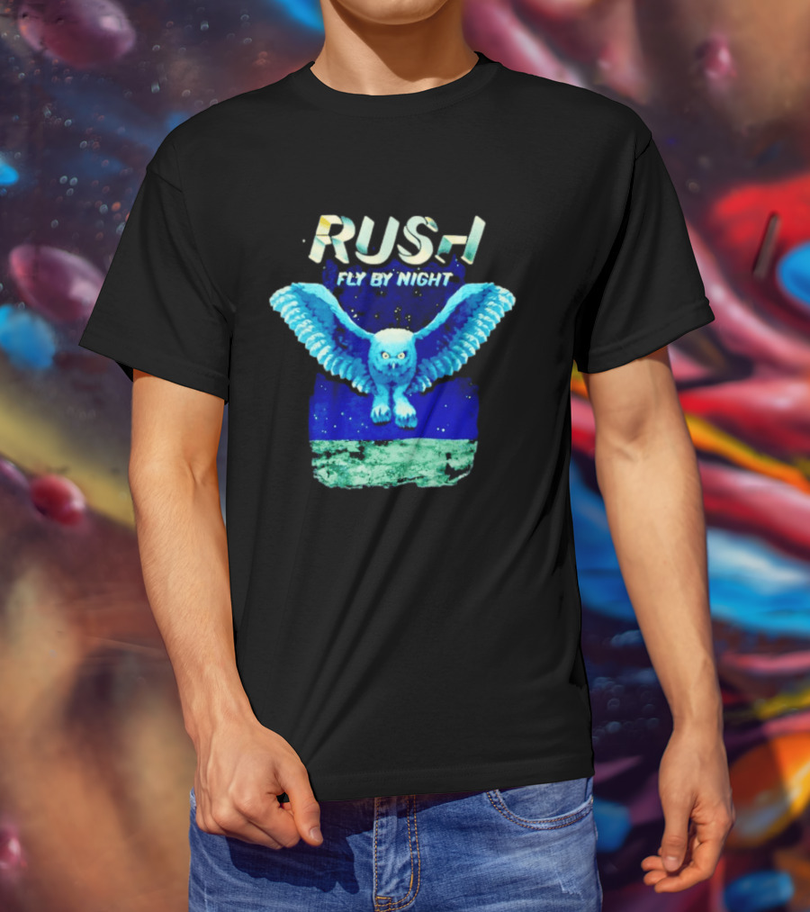 Rush Fly By Night Album Owl T-Shirt