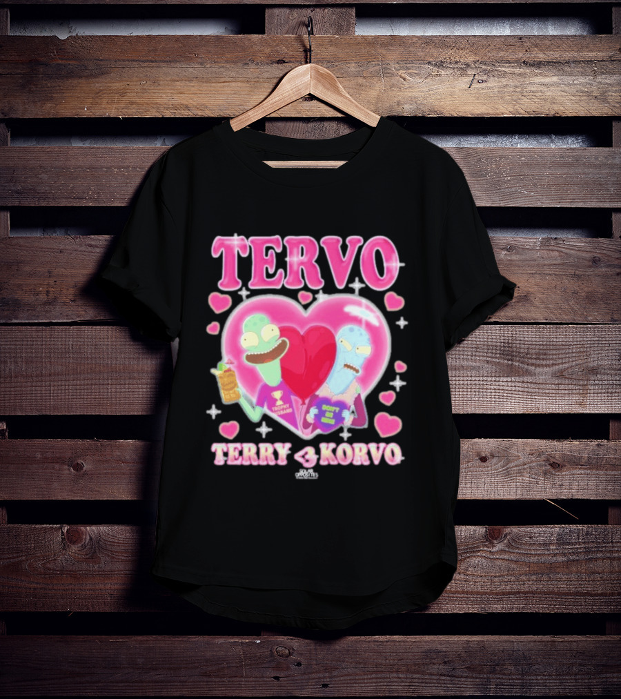 TERVO Terry Korvo Trophy Husband Don't Go Bacon My Heart T-Shirt