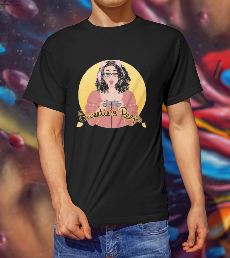 Sweetie's Peeps Gamer Girl Headset And Glasses T-Shirt