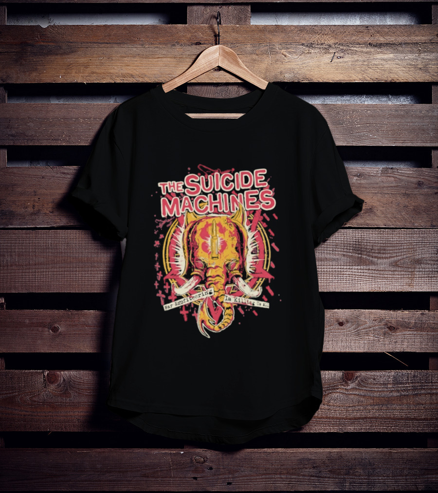 The Suicide Machines Elephant Art War Profiteering Is Killing Us All T-Shirt