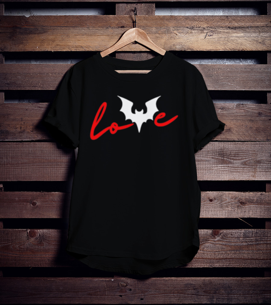 VyroniQ Love Bat Winged Heart T-Shirt