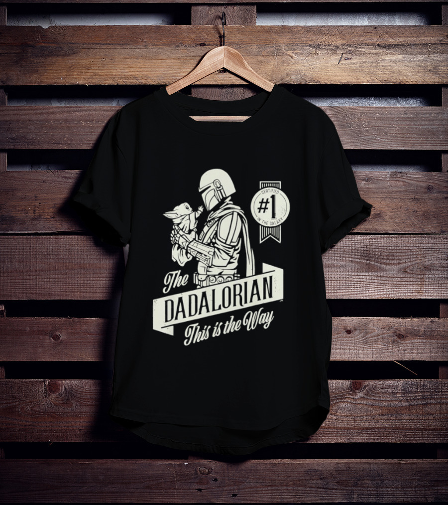 The Dadalorian Yoda Mandalorian Star Wars This Is The Way #1 T-Shirt
