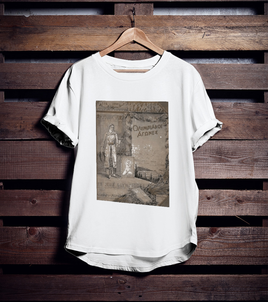 776 1896 Olympiakoi Agones Athina Athènes Jeux Olympiques T-Shirt