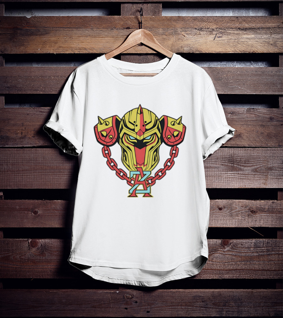 Arizona Juggernauts Robot Helmet Symbol With Chains T-Shirt
