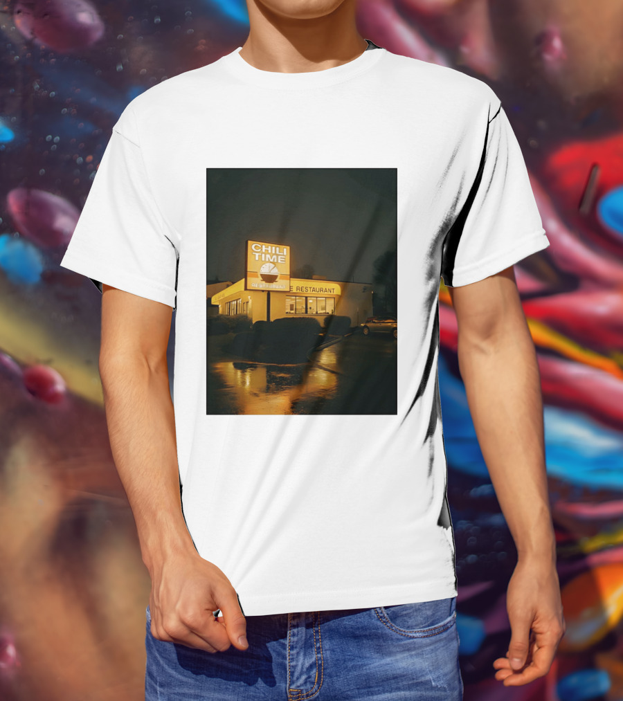 CHILI TIME Night Vibes Restaurant St Bernard Recreation Department T-Shirt