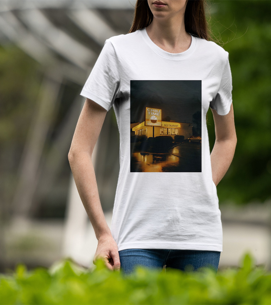 CHILI TIME Night Vibes Restaurant St Bernard Recreation Department T-Shirt