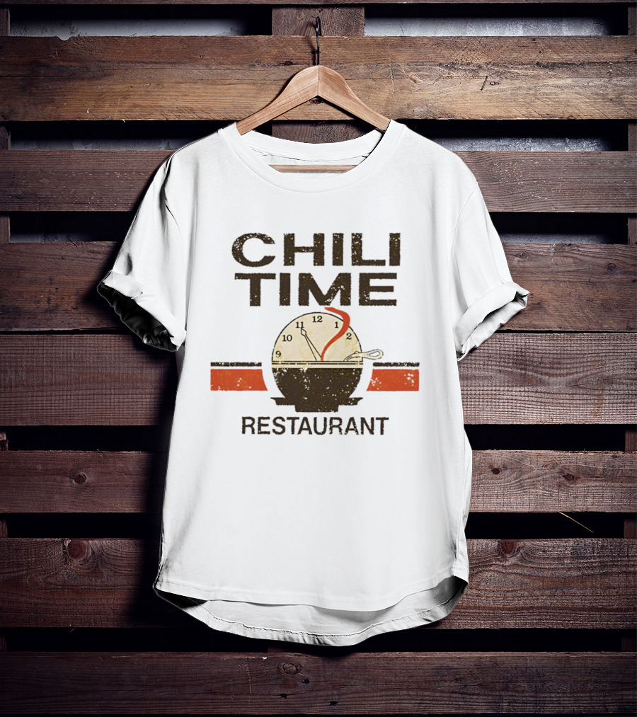 Chili Time Restaurant Spoon St Bernard Recreation Department T-Shirt