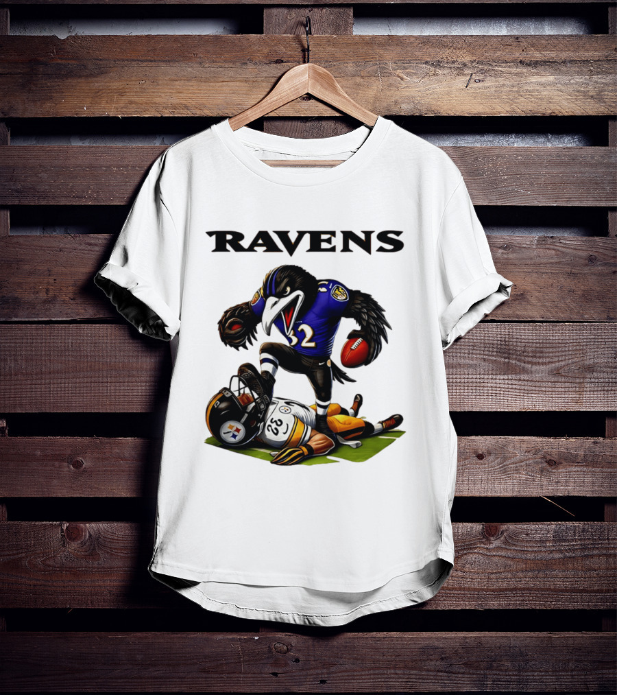 Ravens Vs Steelers Rivalry Intensity Football Battle T-Shirt