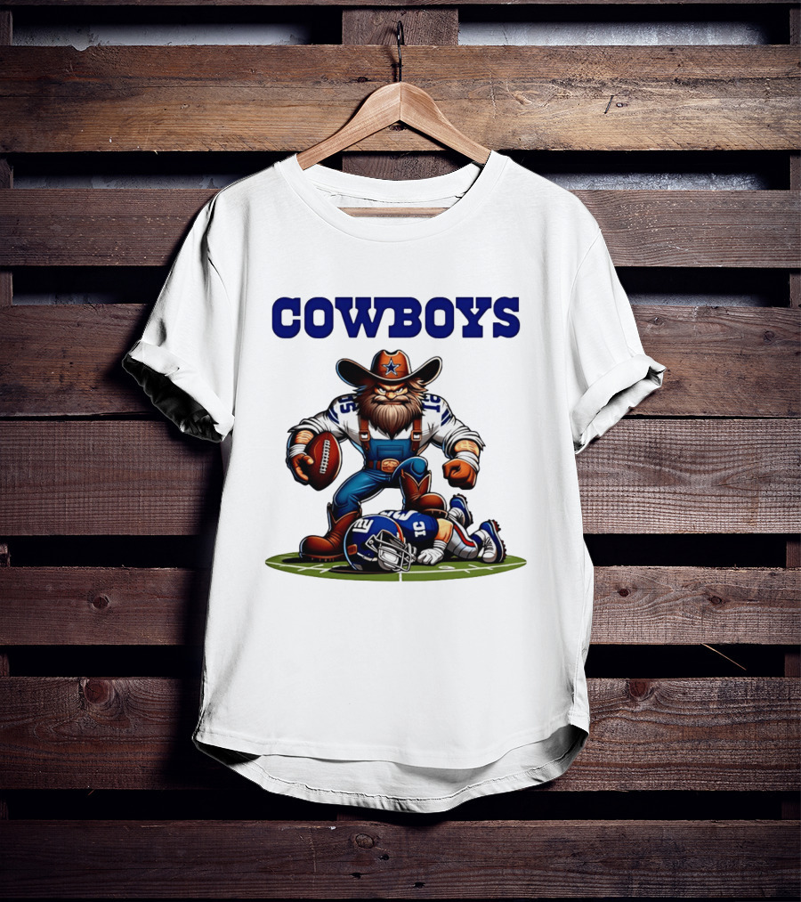 Cowboys Vs Giants Rivalry Iconic Clash Dallas Football Victory T-Shirt