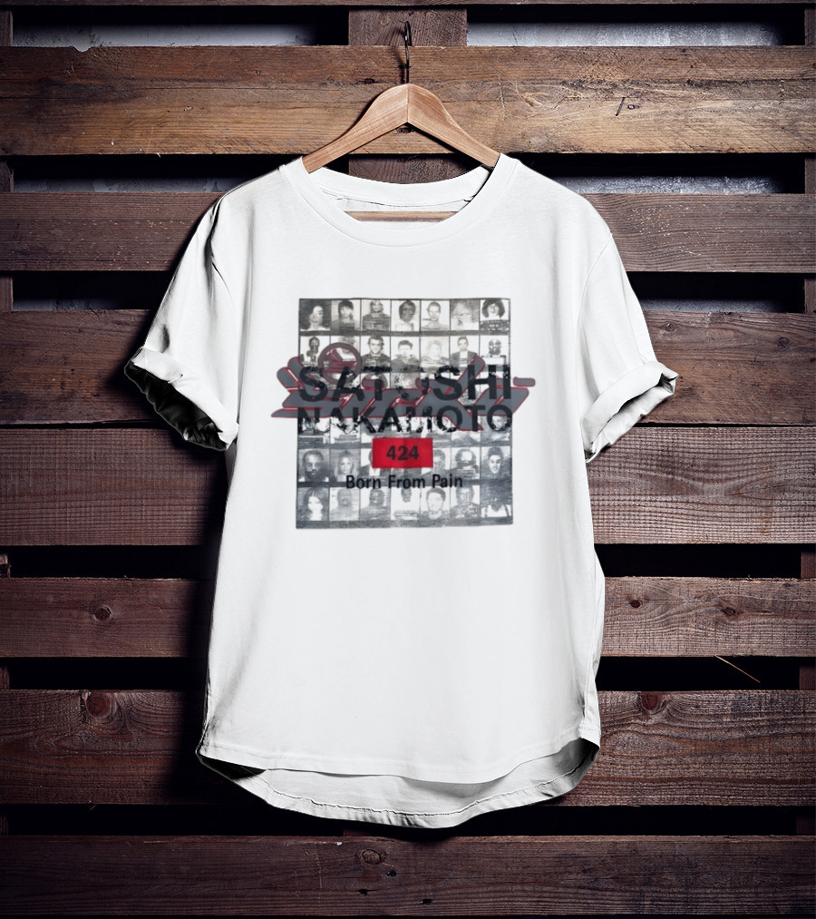 FourTwoFour On Fairfax Satoshi Nakamoto 424 Born From Pain T-Shirt