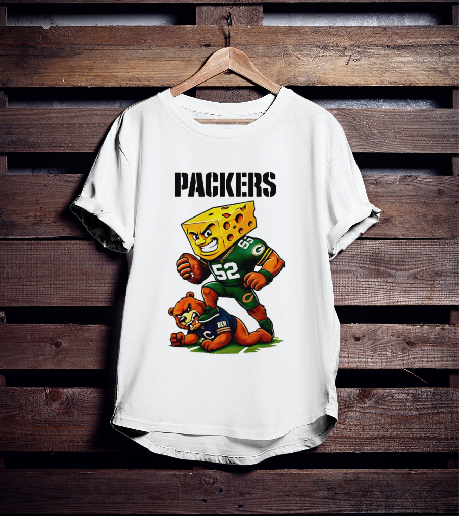 Packers Vs Bears Cheesehead Dominance Rivalry Showdown T-Shirt
