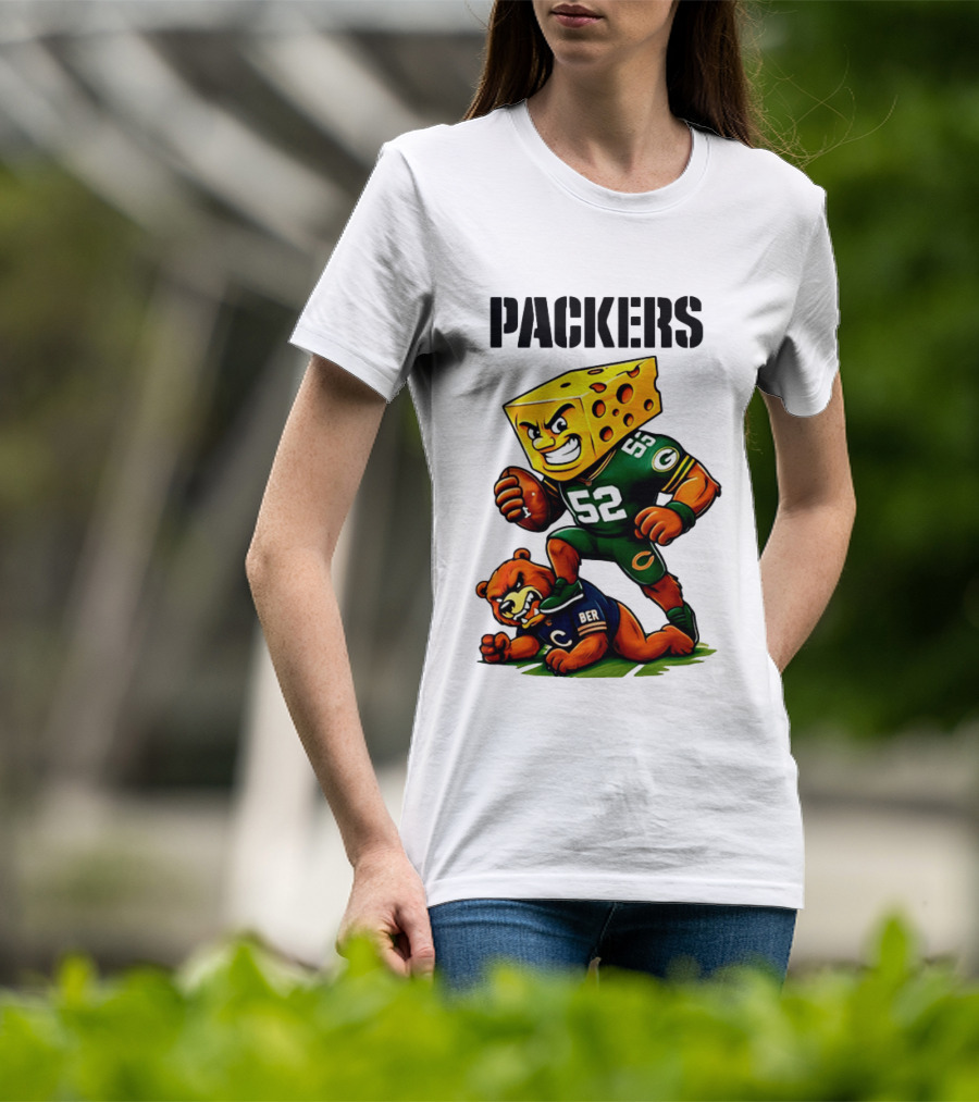 Packers Vs Bears Cheesehead Dominance Rivalry Showdown T-Shirt