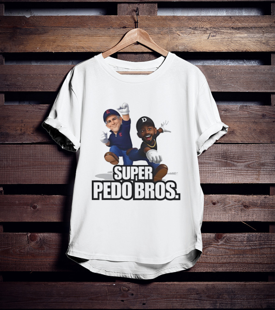 Jeffrey Epstein And Diddy Super Pedo Bros Video Game T-Shirt