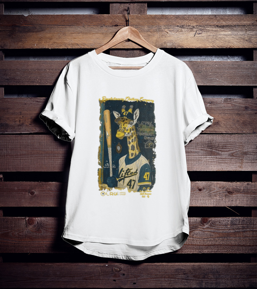 Lifted Research Group 147% Baseball Giraffe 47 T-Shirt