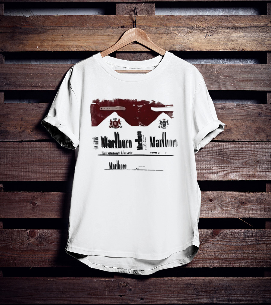 Marlboro Filter French Smoking Warning T-Shirt