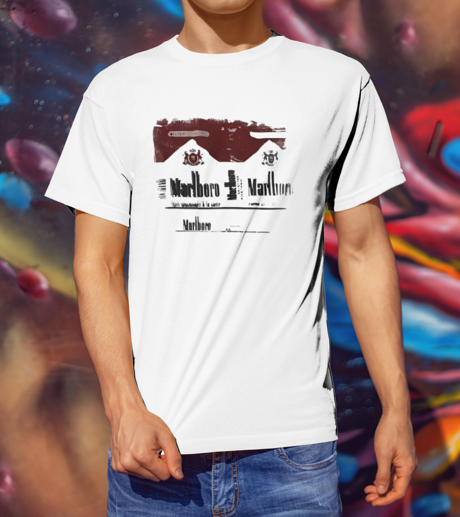 Marlboro Filter French Smoking Warning T-Shirt