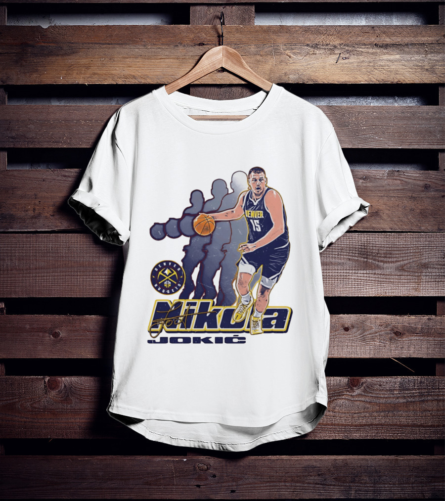 Denver Nuggets Nikola Jokic Basketball Player 15 T-Shirt
