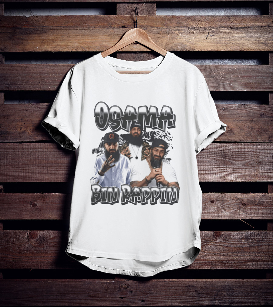Osama Bin Rappin Hip Hop Rapper T-Shirt