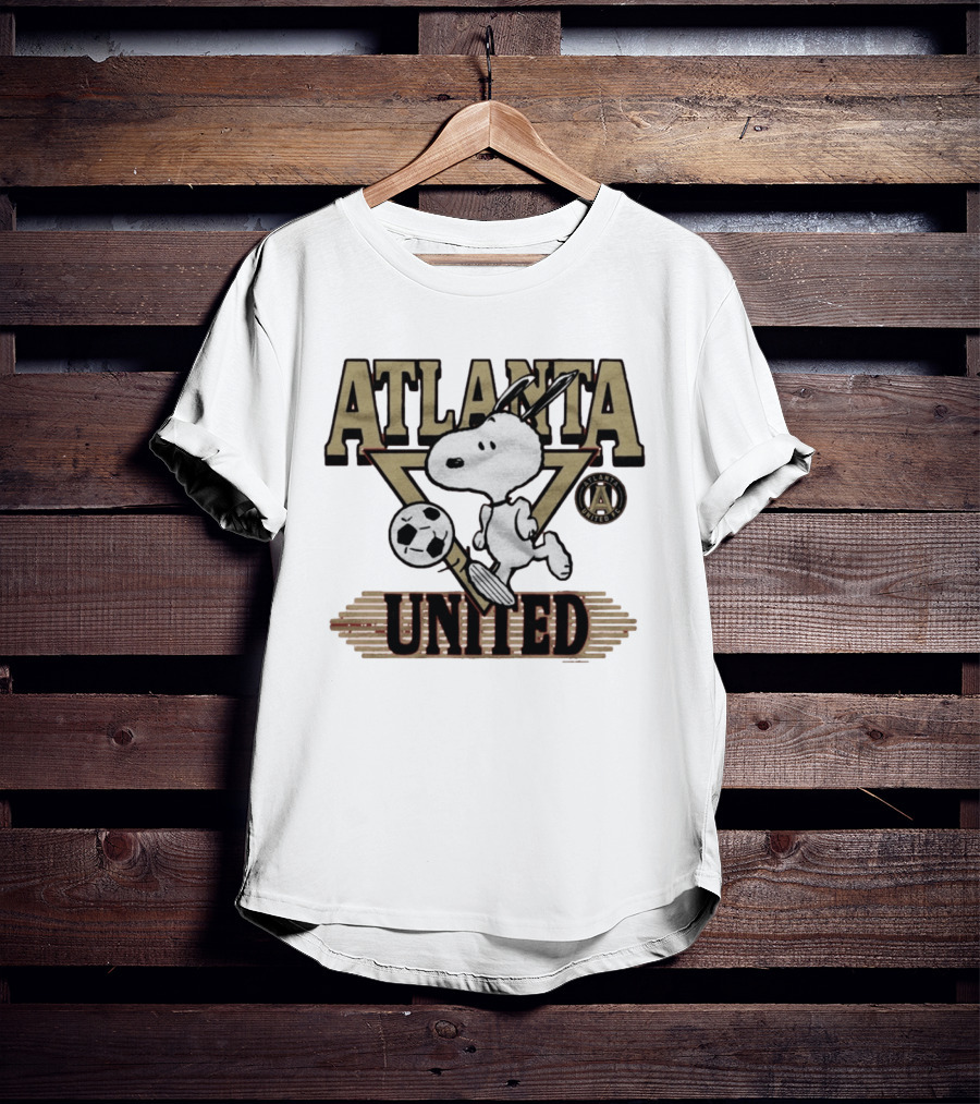 Atlanta United Snoopy Soccer Collaboration T-Shirt