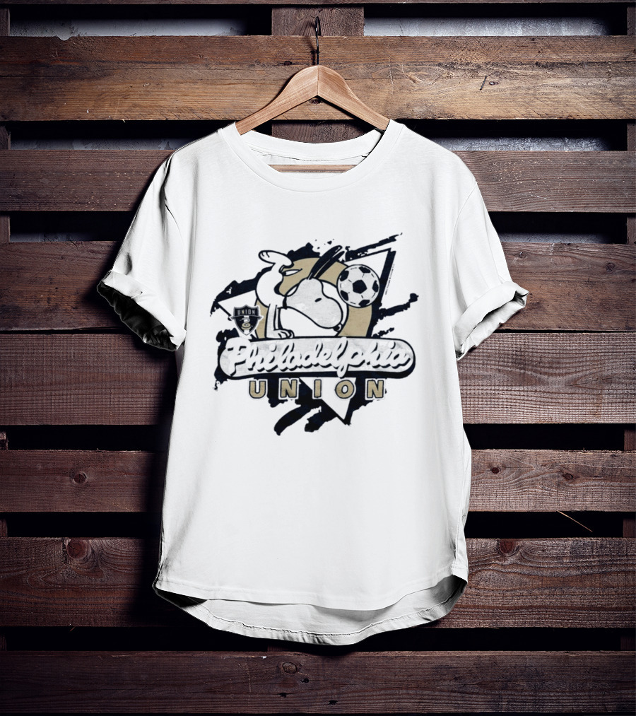Snoopy Philadelphia Union Soccer Collaboration T-Shirt