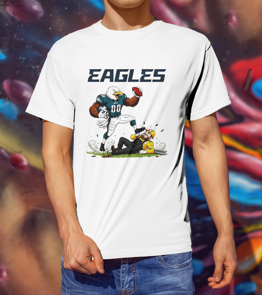 Philadelphia Eagles Vs Pittsburgh Steelers Rivalry Beat Steelers T-Shirt