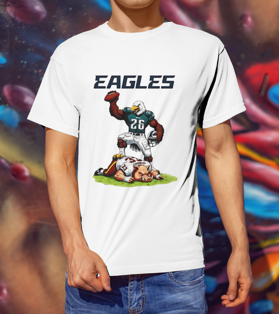 Eagles Vs Commanders Rivalries NFL Showdown Football Battle T-Shirt