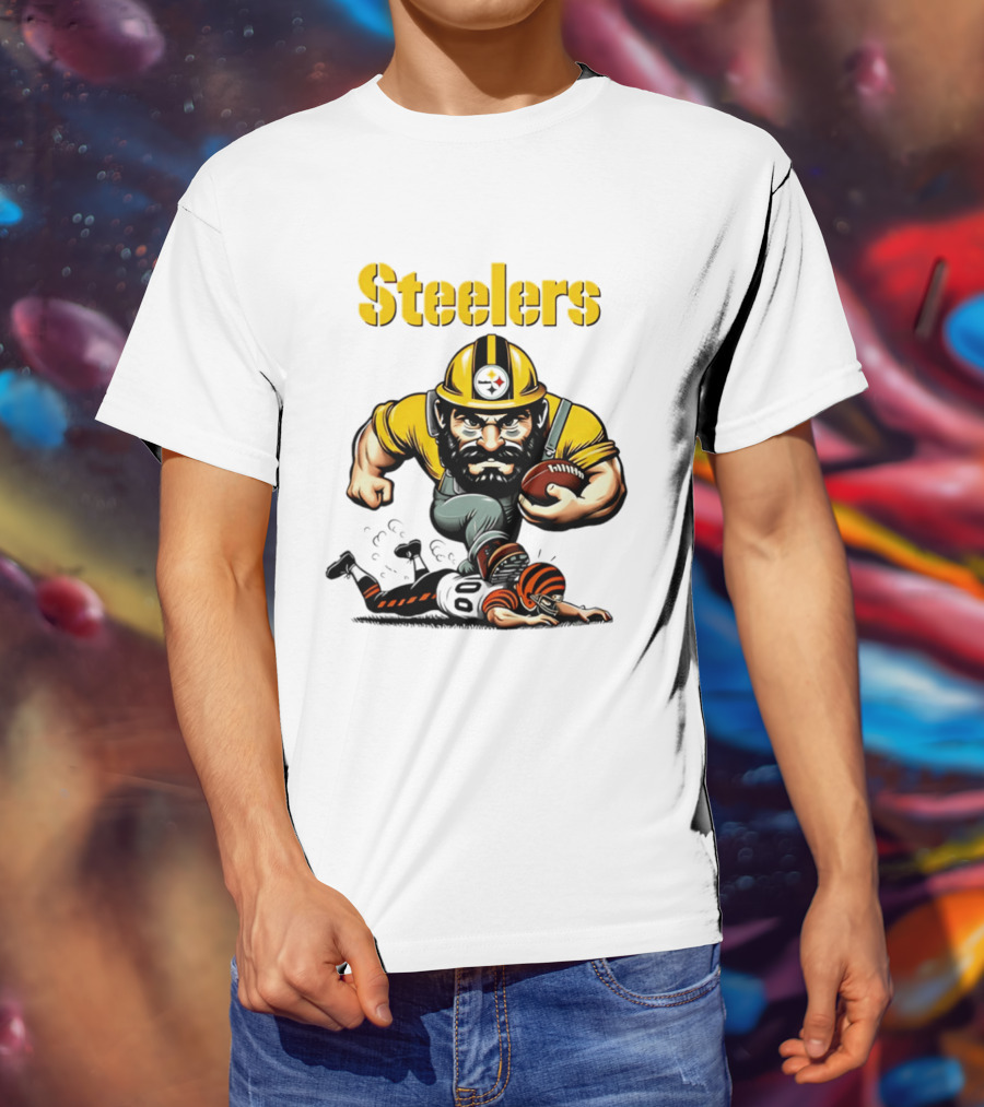 Steelers Dominate Bengals Rivalry Tough Football Showdown T-Shirt