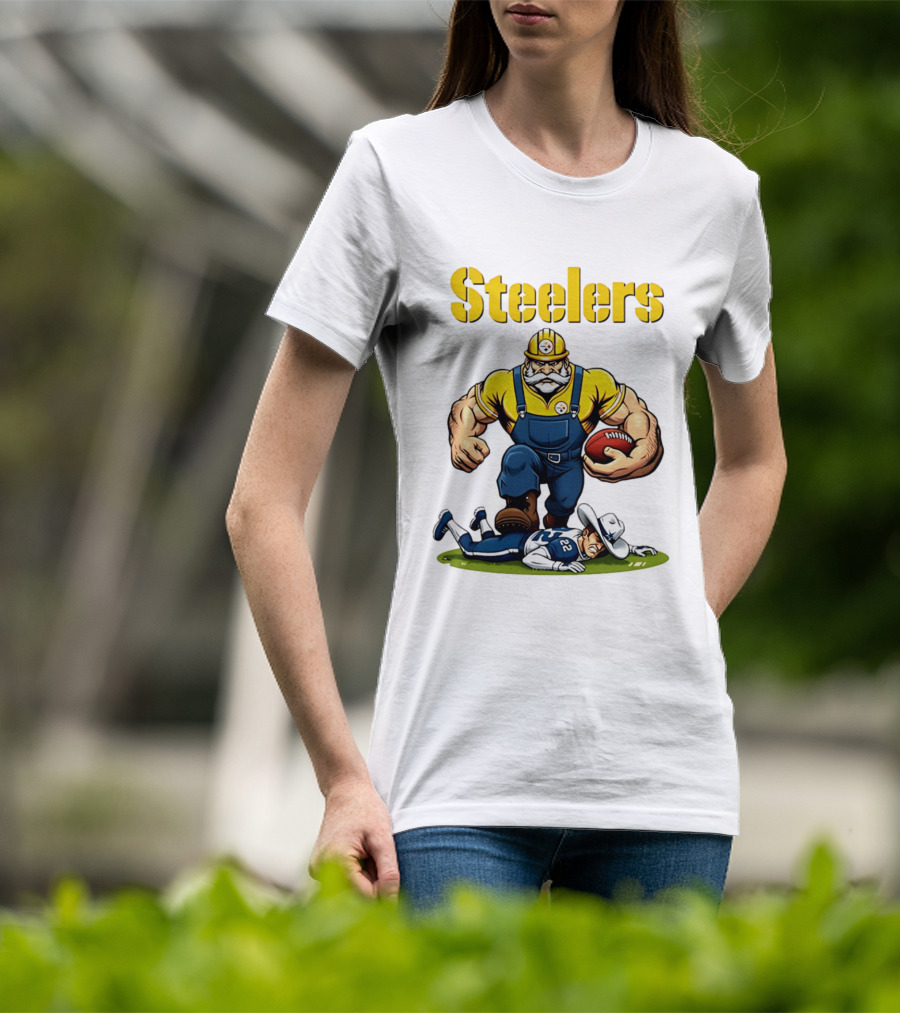 Pittsburgh Steelers Vs Dallas Cowboys Rivalries Football Cartoon T-Shirt