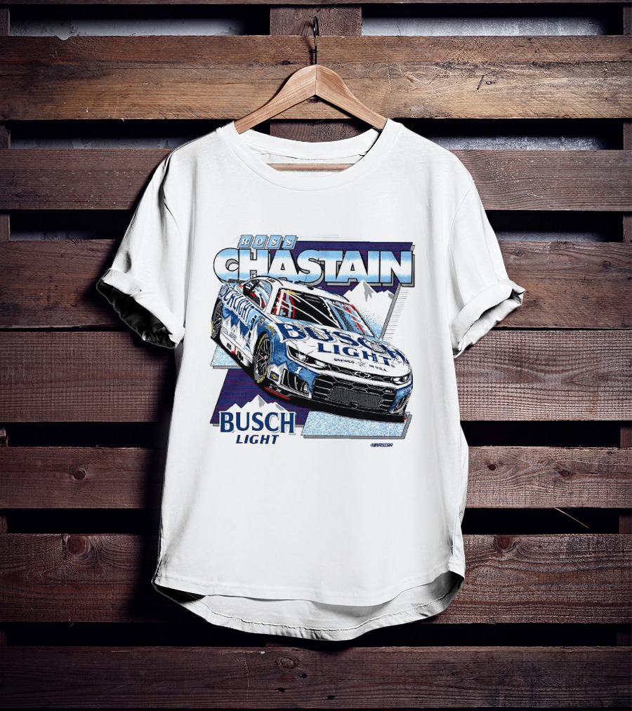 Ross Chastain Busch Light NASCAR Racing Car T-Shirt