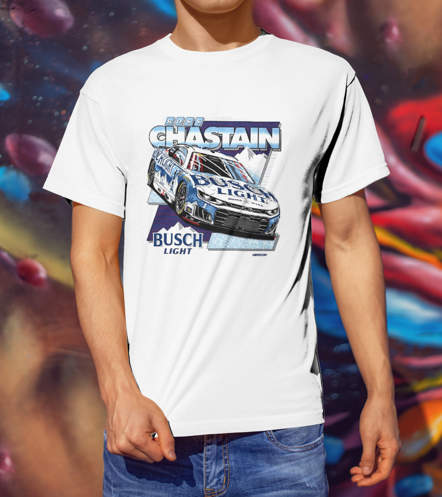 Ross Chastain Busch Light NASCAR Racing Car T-Shirt