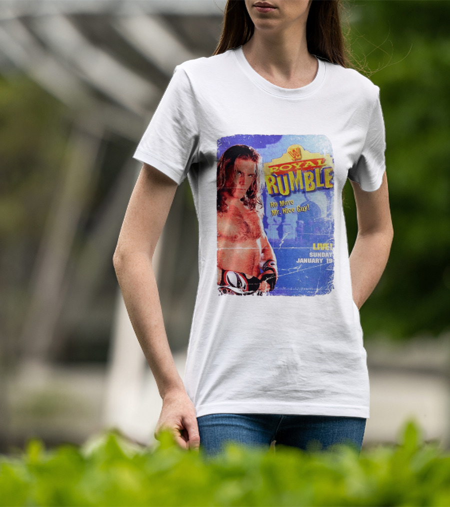 WWF Royal Rumble 1996 No More Mr. Nice Guy Live Sunday January 19 T-Shirt