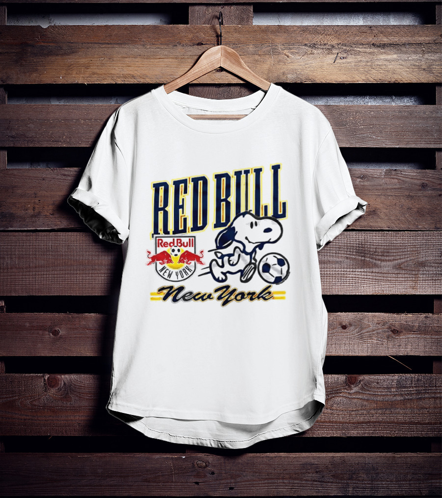 Red Bull New York Snoopy Peanuts Soccer T-Shirt