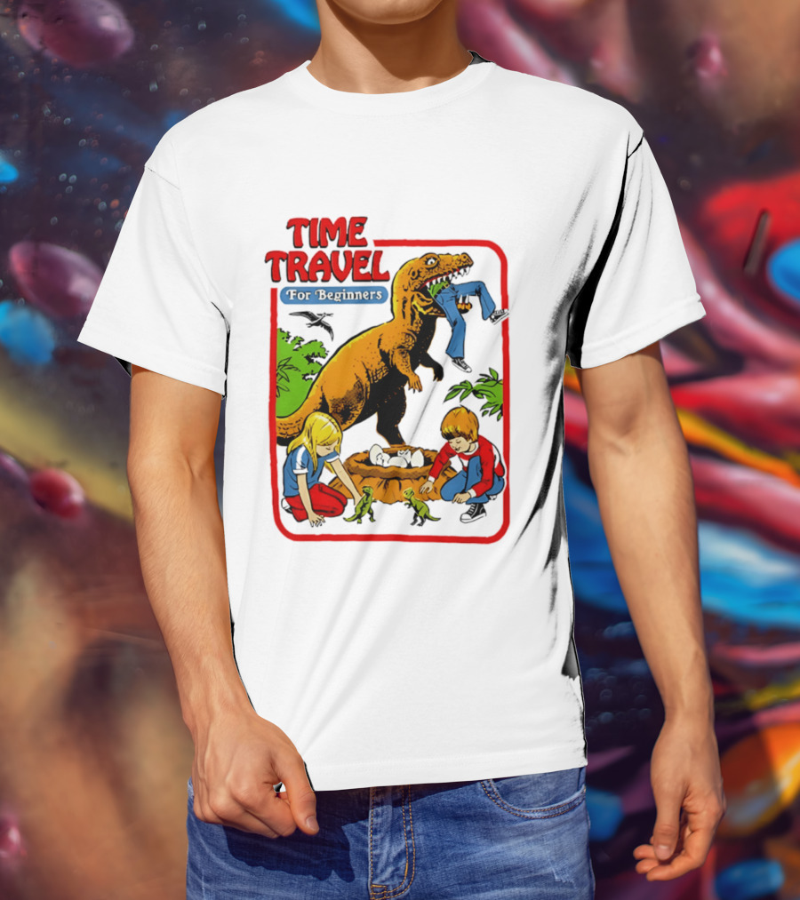 Time Travel For Beginners Dinosaur Adventure With Kids And Rex T-Shirt