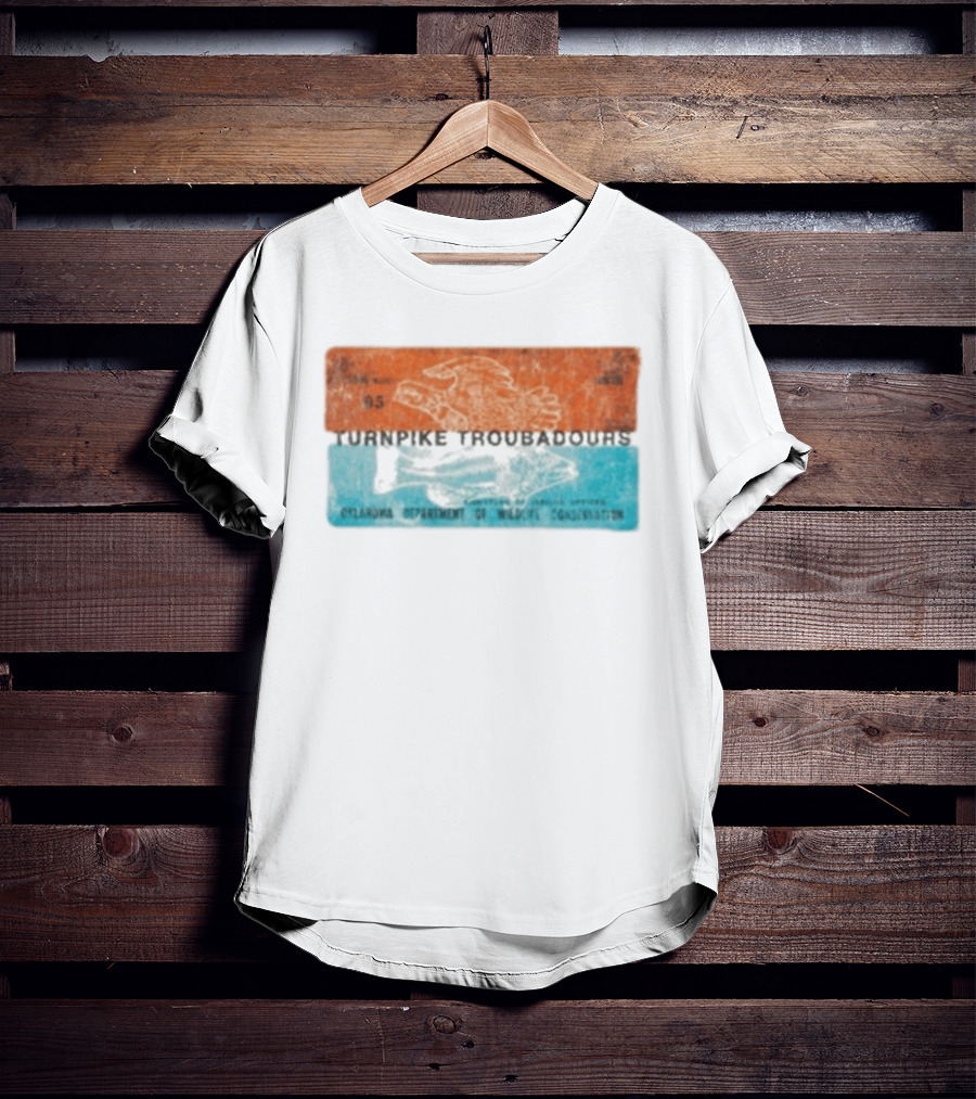Turnpike Troubadours Oklahoma Department Of Wildlife Conservation 05 Eagle And Fish T-Shirt