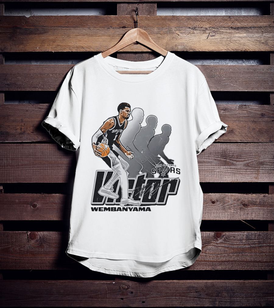 Victor Wembanyama San Antonio Spurs Basketball Action Spurs T-Shirt