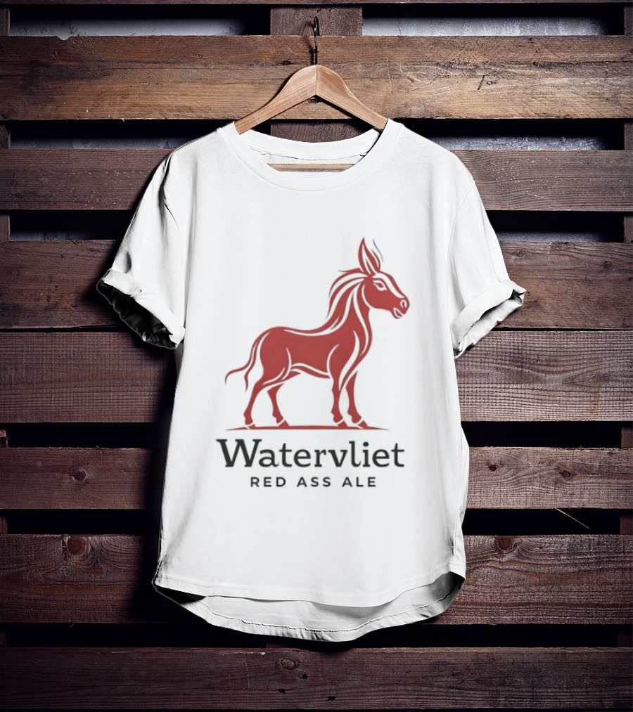 Watervliet Red Ass Ale Donkey T-Shirt