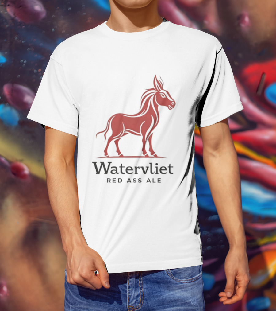 Watervliet Red Ass Ale Donkey T-Shirt