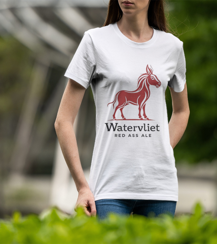 Watervliet Red Ass Ale Donkey T-Shirt