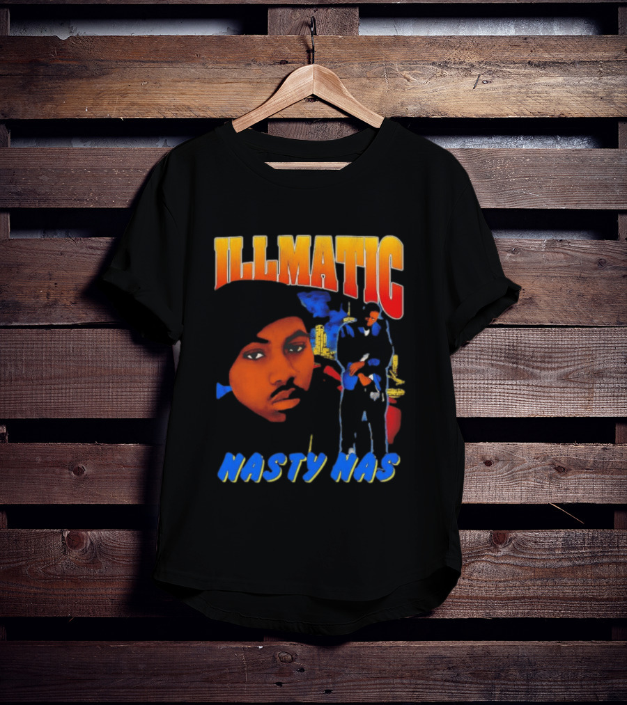 Nasty Nas Illmatic Urban Album Cover T-Shirt