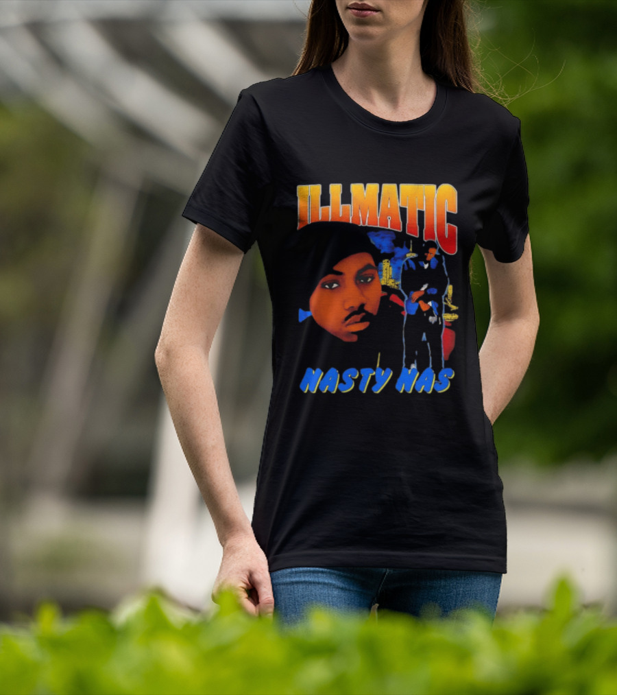 Nasty Nas Illmatic Urban Album Cover T-Shirt