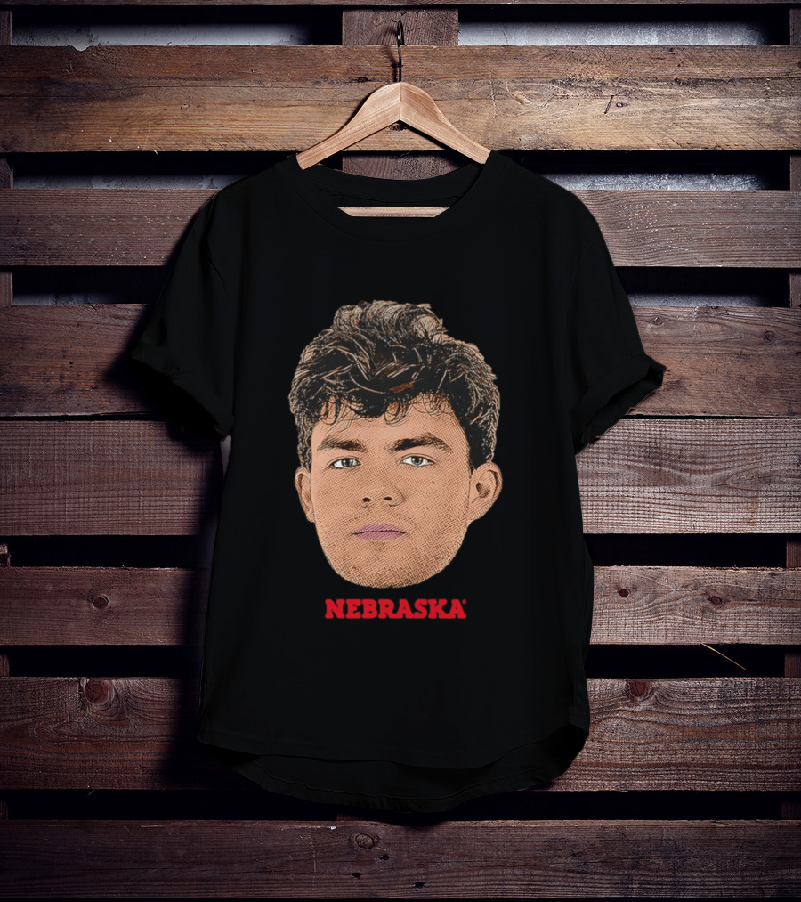 Henry Burt Nebraska Cornhuskers Big Head Face Cutout T-Shirt