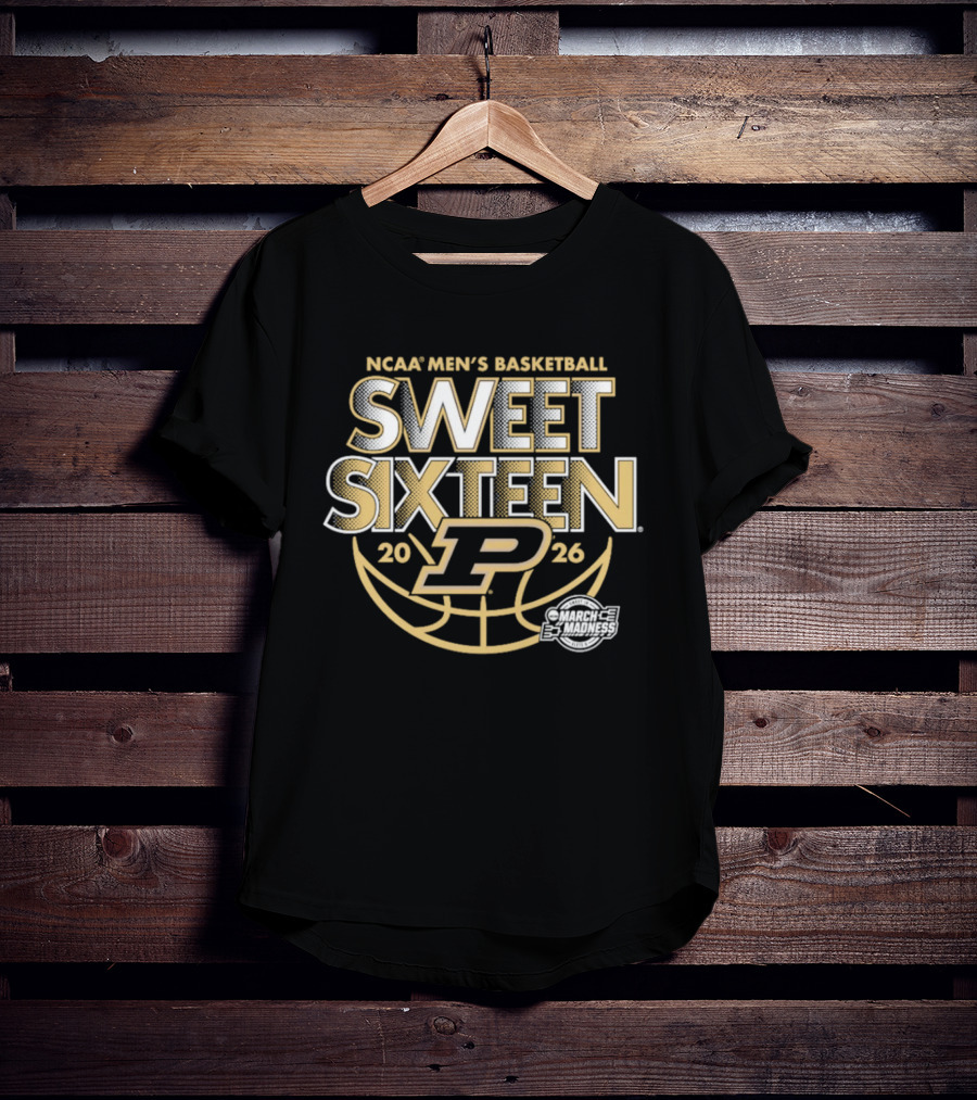 NCAA Men's Basketball Purdue 2026 Sweet Sixteen T-Shirt