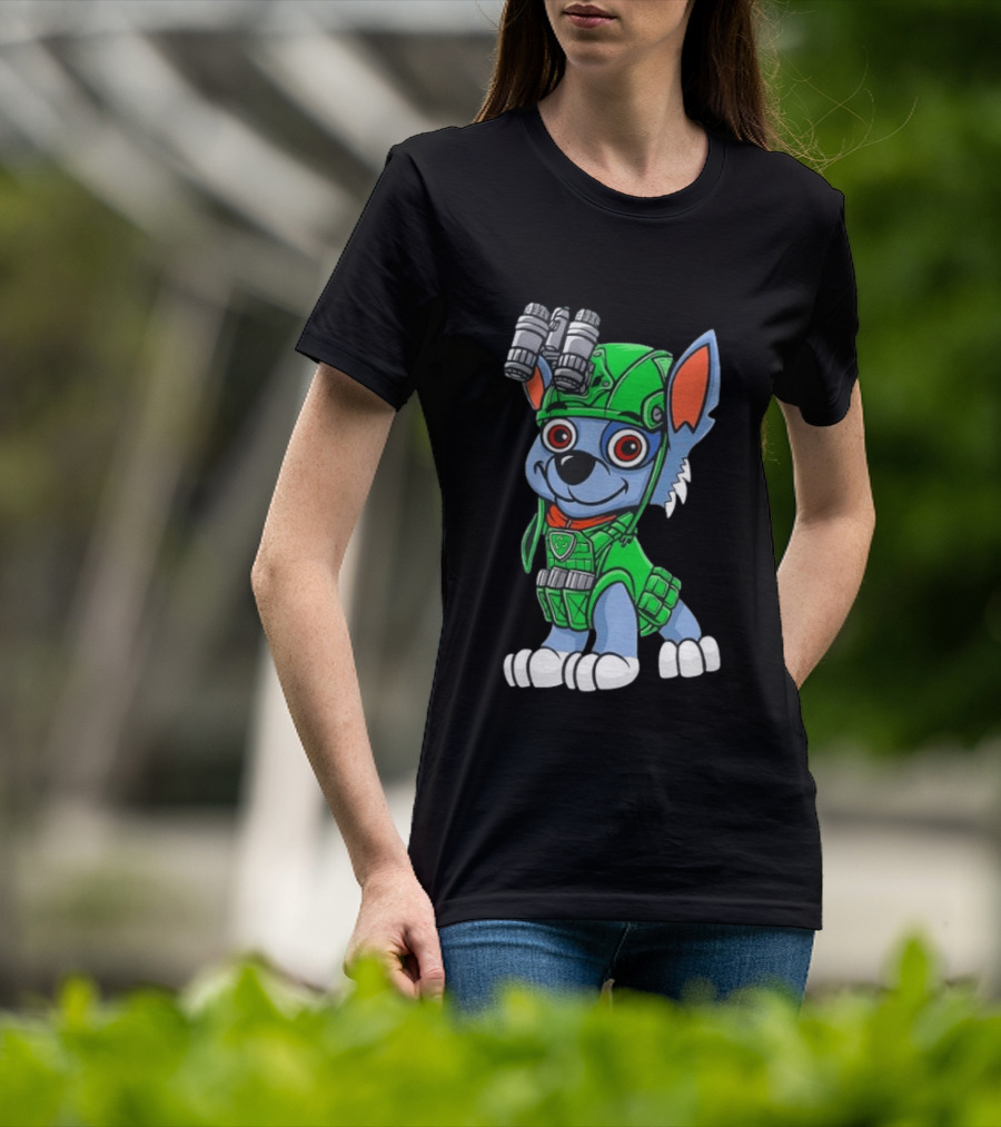 Rocky PAW Patrol Night Vision Recycling Dog T-Shirt
