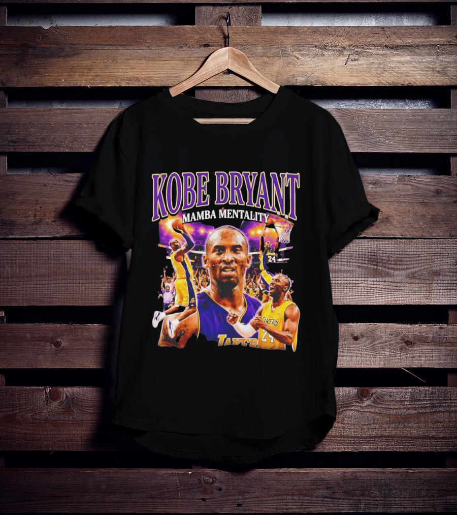 Kobe Bryant Mamba Mentality Los Angeles Lakers NBA 24 T-Shirt