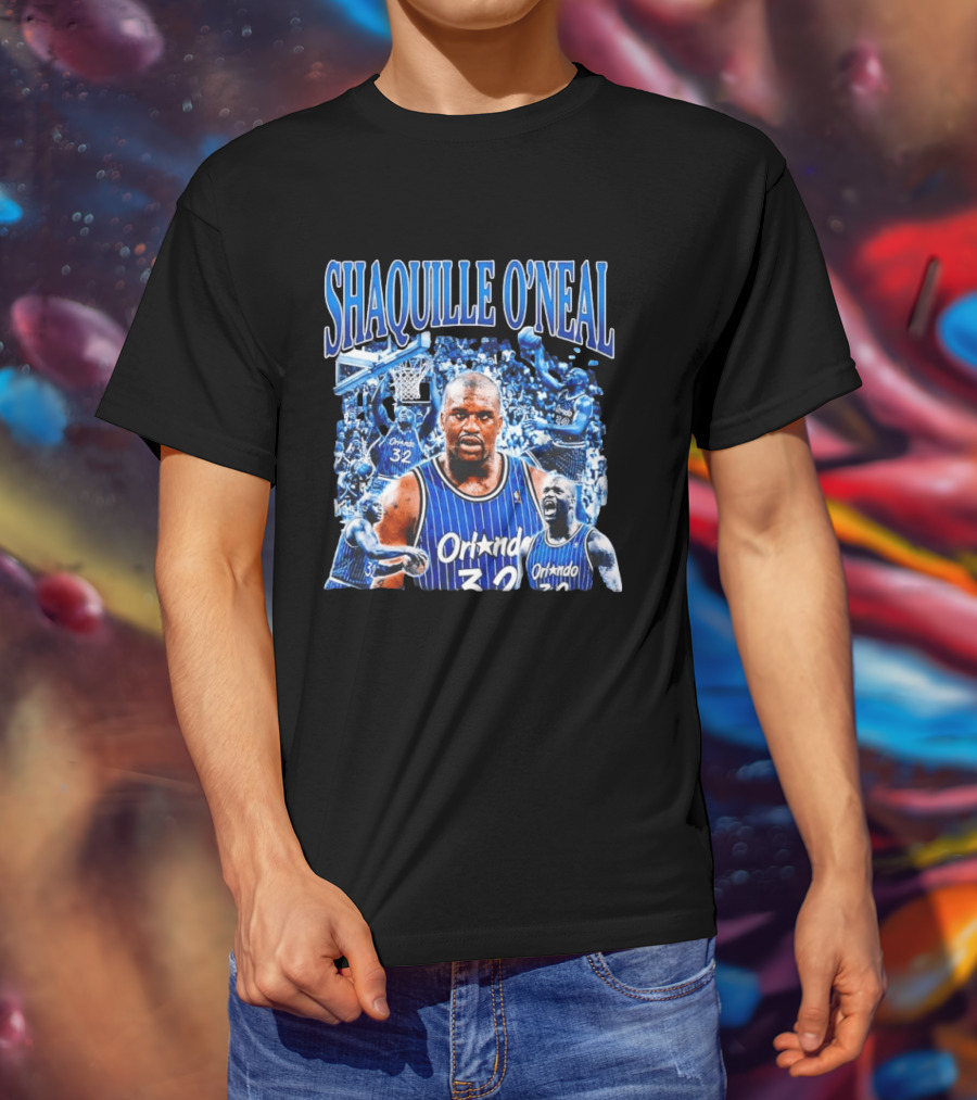 Shaquille O'Neal Orlando Magic 32 Basketball Legend T-Shirt