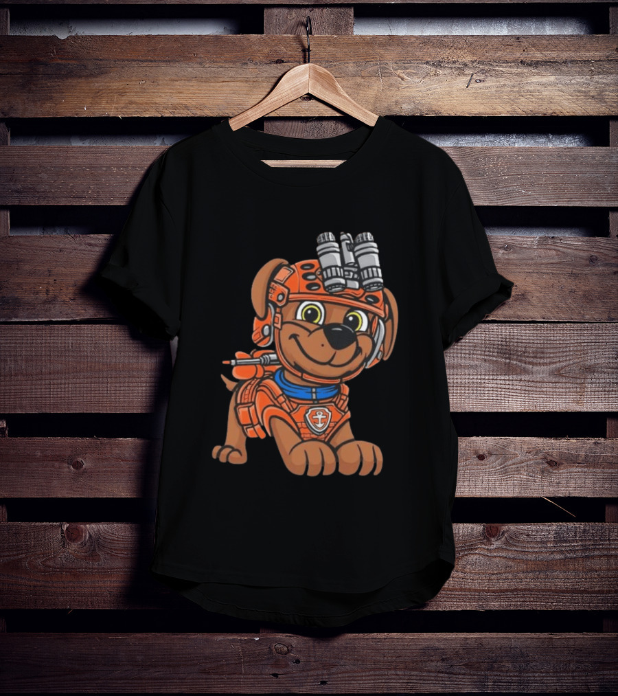 Zuma PAW Patrol Water Rescue Pup With Anchor Emblem And Goggles T-Shirt