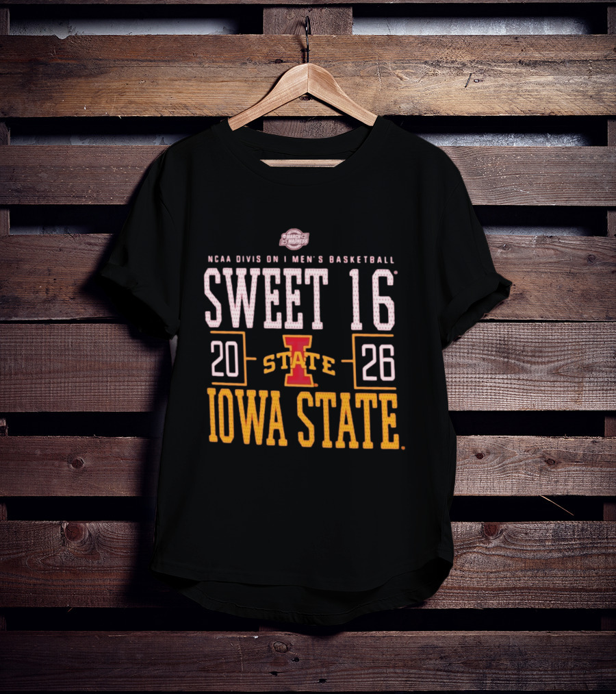 NCAA Division I Men's Basketball 2026 Iowa State Sweet 16 March Madness T-Shirt