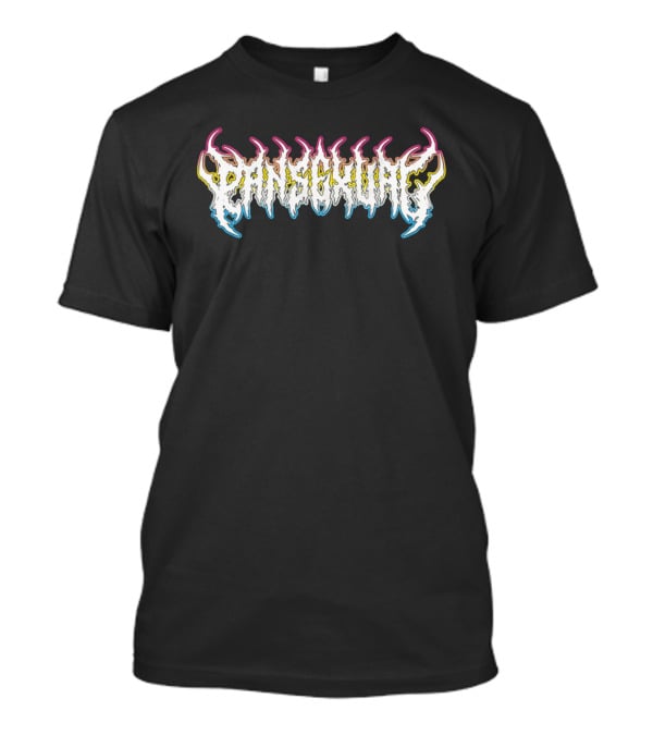 Pansexual Heavy Metal Flame T-Shirt