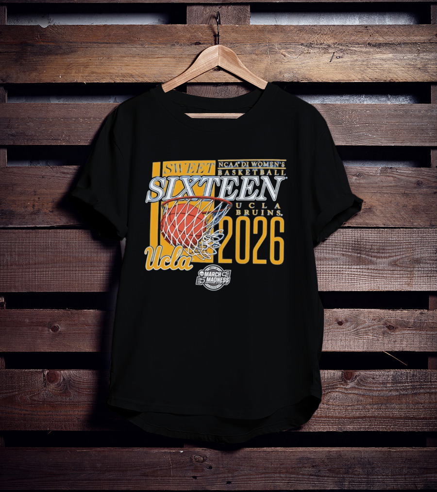 UCLA Bruins NCAA Women's Basketball Sweet Sixteen 2026 T-Shirt